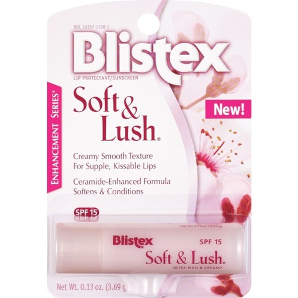 Blistex Soft and Lush Lip Protectant SPF 15, 0.13 OZ
