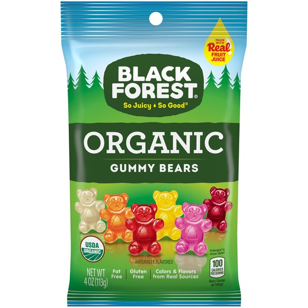 Black Forest Organic Gummy Bears, 4 oz