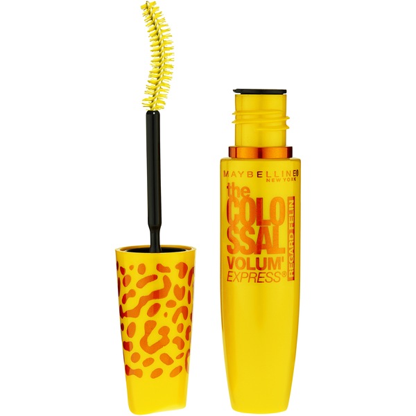 Maybelline Volum' Express Colossal Cat Eyes Washable Mascara, Glam Black