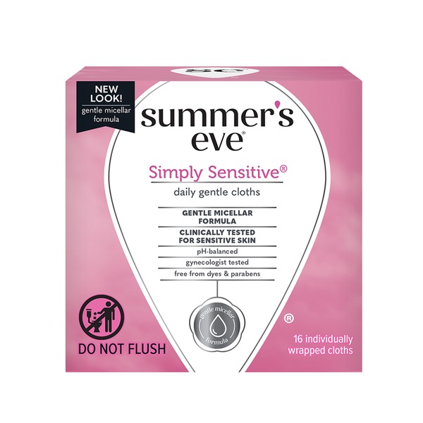 Summer's Eve Feminine Cleansing Cloths 16CT