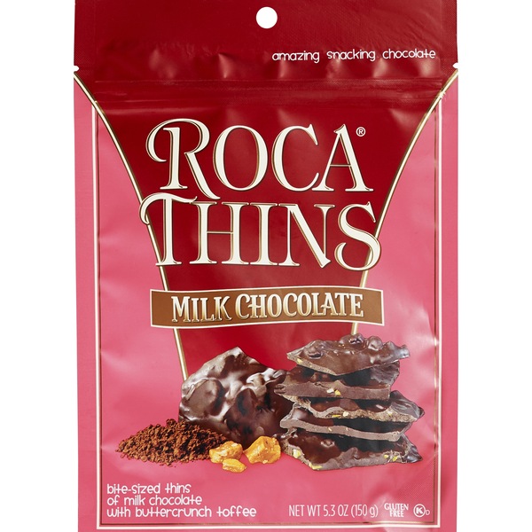Brown & Haley Roca Thins Milk Choco