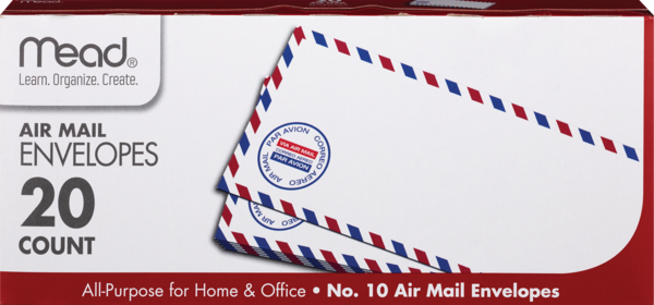 Mead Air Mail Envelopes