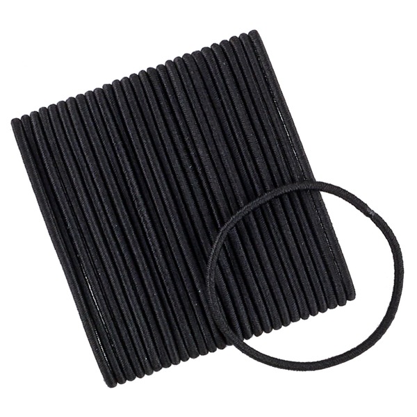 Scunci Light Hold Black Ponytailers, 28CT