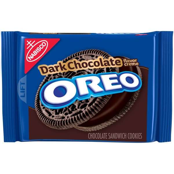 Oreo Dark Chocolate Cookies, 12.2 OZ