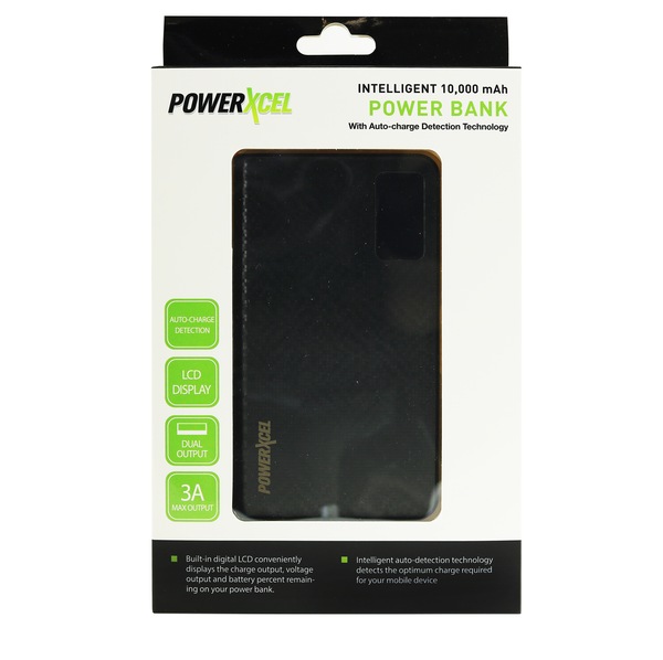 PowerXcel Intelligent 10,000 mAh Powerbank