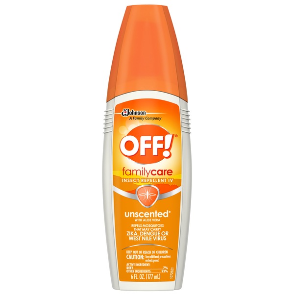 OFF! FamilyCare Insect Repellent IV, Unscented