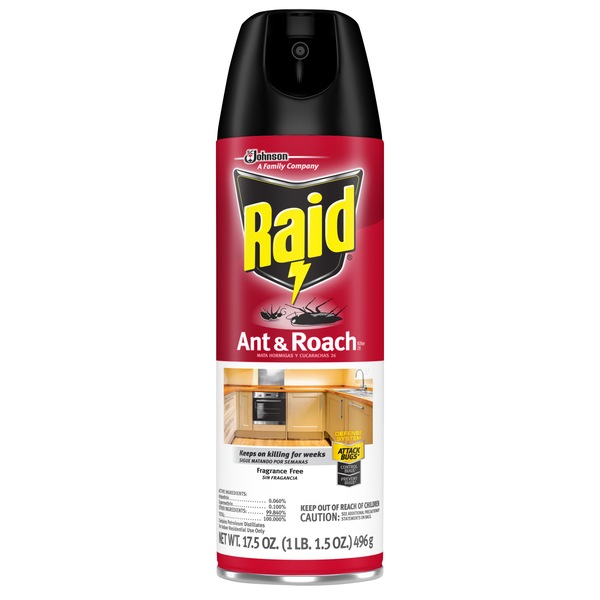 Raid Ant & Roach Killer 26, Fragrance Free