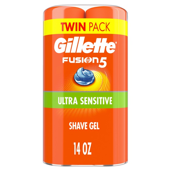 Gillette Fusion5 Ultra Sensitive Shave Gel, 7oz