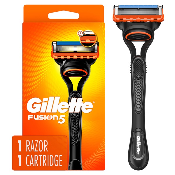 Gillette Fusion5 Men's Razor, Handle & 1 Blade Refill