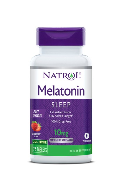 Natrol Melatonin Fast Dissolve 10mg, 75CT