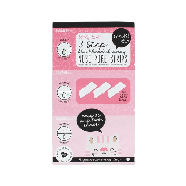 Oh K! 3 Step Nose Pore Strips