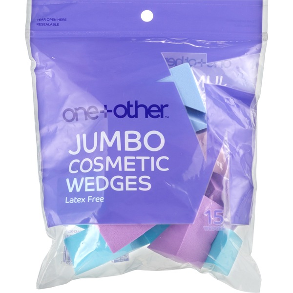 Beauty 360 Jumbo Cosmetic Wedges, 15CT