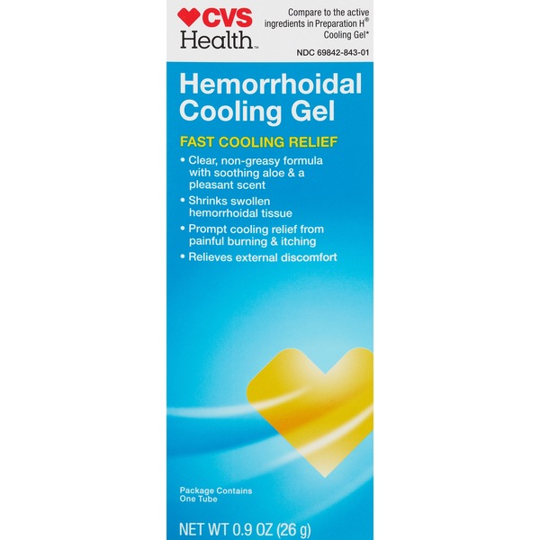 CVS Health Hemorrhoidal Cooling Gel with Vitamin E & Aloe