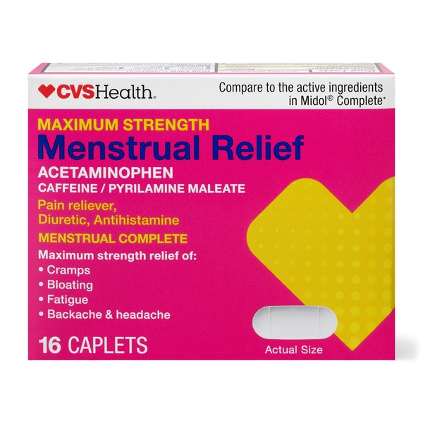 CVS Health Maximum Strength Menstrual Relief Caplets