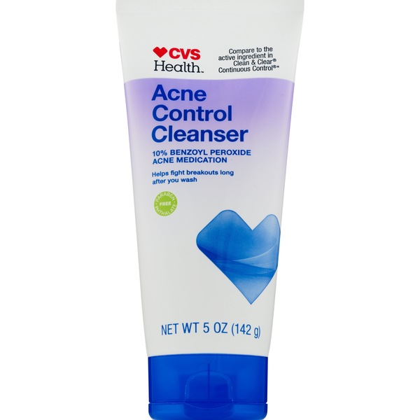 CVS Acne Control Cleanser 10% Benzoyl Peroxide (Tube)