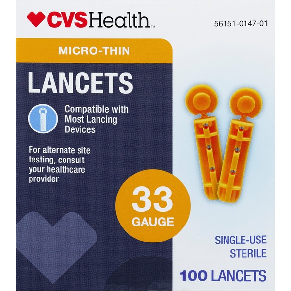 CVS Lancets Micro Thin 33 Gauge