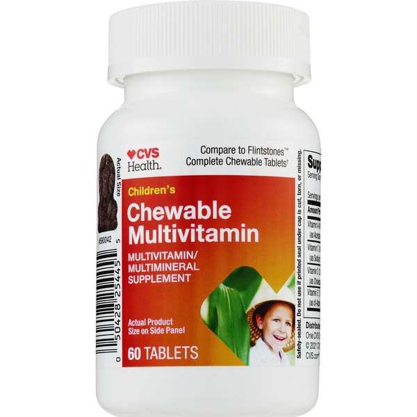 CVS Children's Multivitamins Complete AnimalShapes Chew Tabs