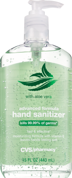 CVS Health Advanced Formula Hand Sanitizer With Aloe, 15 OZ