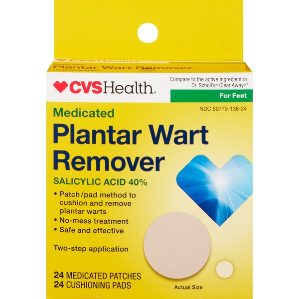 CVS Health Plantar Wart Remover, 24CT