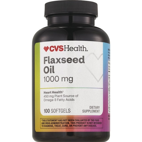 CVS Flaxseed Oil 1000mg Softgels