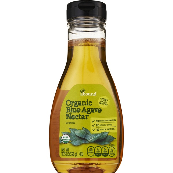 Gold Emblem Abound Organic Blue Agave Nectar, 11.75 OZ