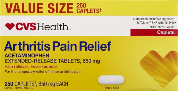 CVS Health Arthritis Pain Relief Caplets, 250CT