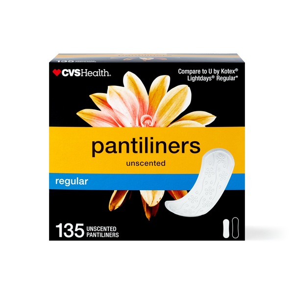 CVS Health Pantiliners Unscented, 135CT