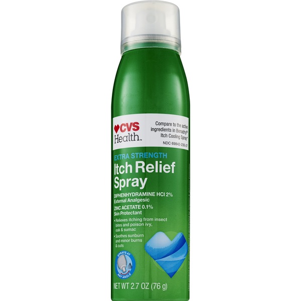 CVS Health Instant Itch Relief Spray Extra Strength, 3 OZ