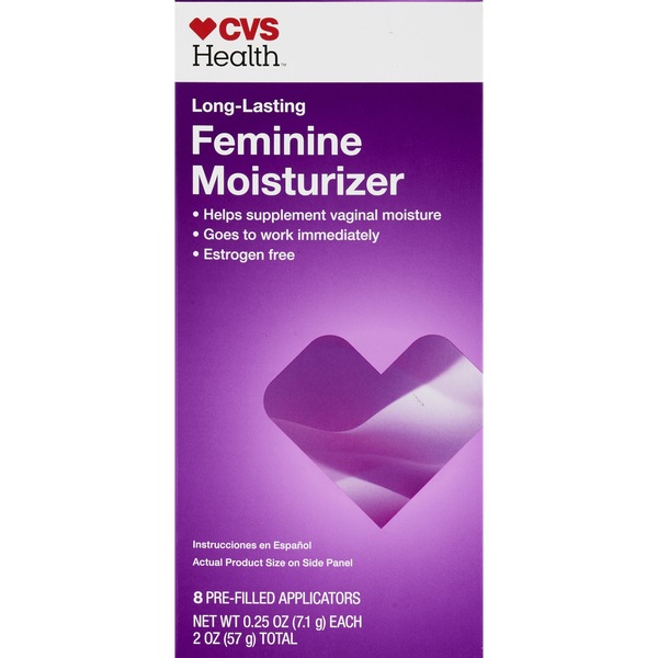 CVS Health Long-Lasting Feminine Moisturizer, 8CT