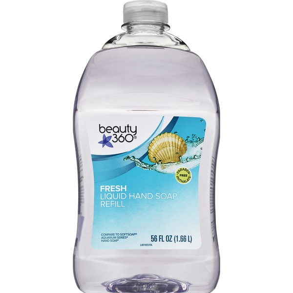 Beauty 360 Liquid Hand Soap Refill, Fresh