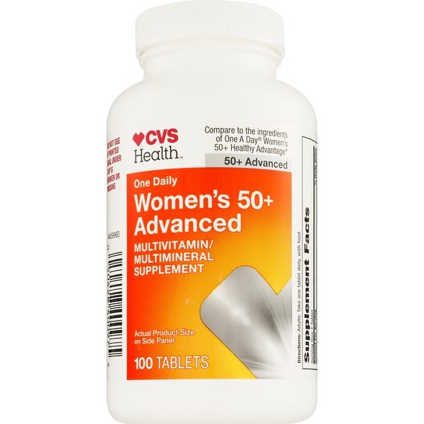 CVS One Daily Multivitamin Women's 50+ Advanced Tablets