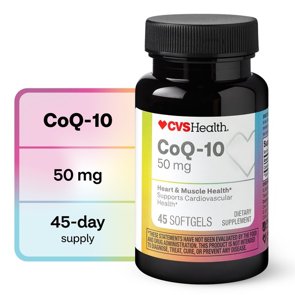 CVS CoQ10 50mg Softgels