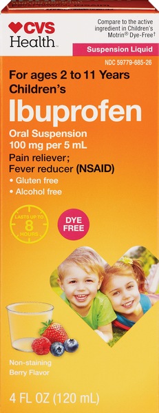 CVS Health Children's Dye-Free Ibuprofen