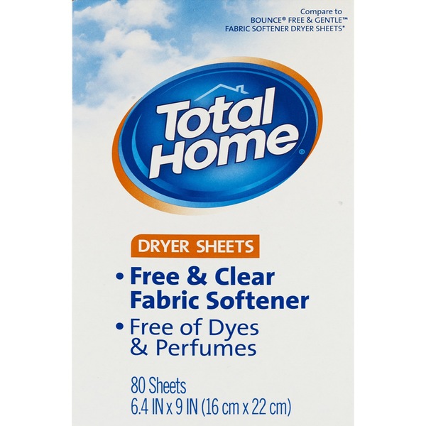 Total Home Fabric Softener Sheets