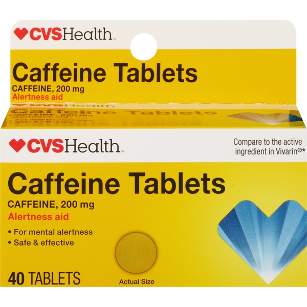 CVS Health Caffeine 200mg Tablets