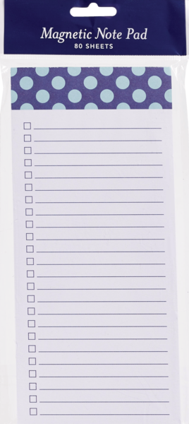 Carolina Pad Magnetic Note Pad, 80 Sheets