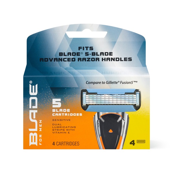 Blade 5 Men's Razor Cartridges, 4CT