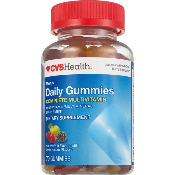 CVS One Daily Multivitamin Men's Gummies Natural Fruit Flvr