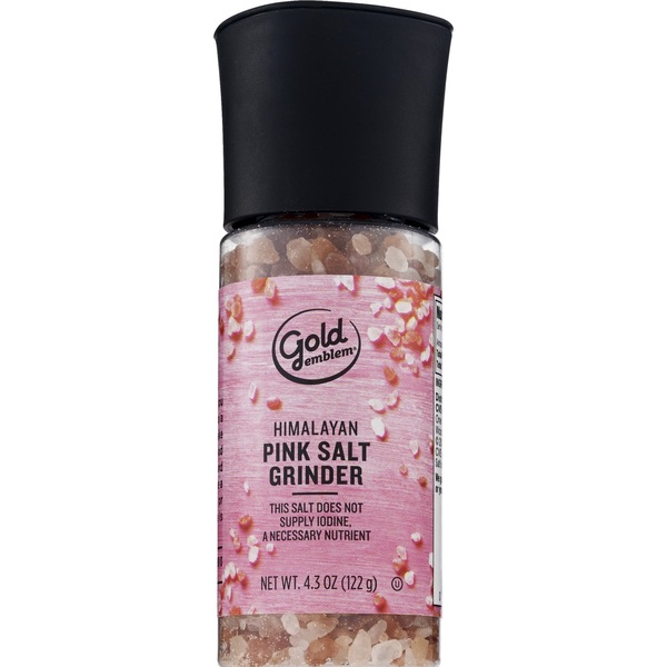 Gold Emblem Himalayan Pink Salt Grinder, 4.3OZ