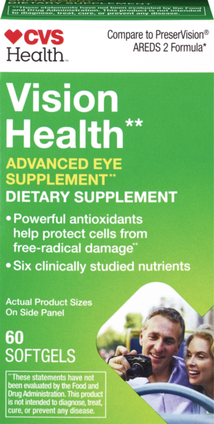 CVS Health Vision Health Supplement, 60 CT