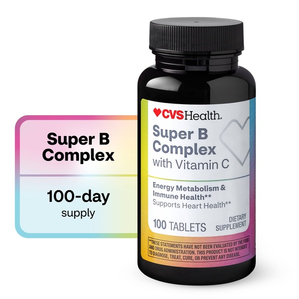 CVS B Super Complex With C Vitamin Caplets