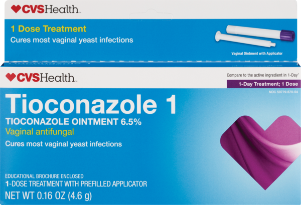 CVS Health Tioconazole 1 Ointment, 0.16 OZ