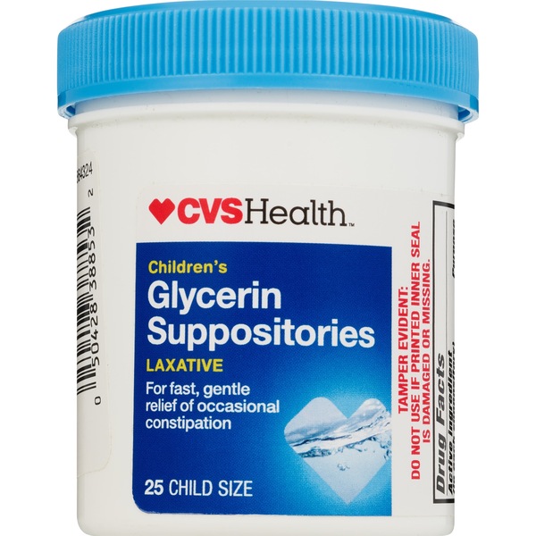 CVS Health Glycerin Suppositories Laxative