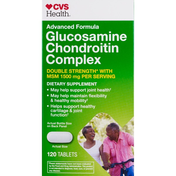 CVS Health Advanced Formula Glucosamine Chondroitin Double Strength Tablets