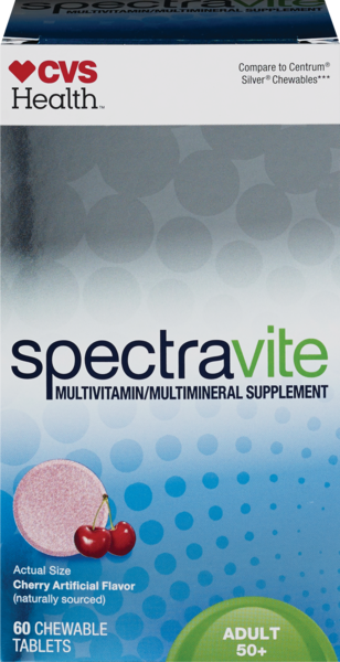 CVS Health Spectravite Adult 50+ Chewable Tablets