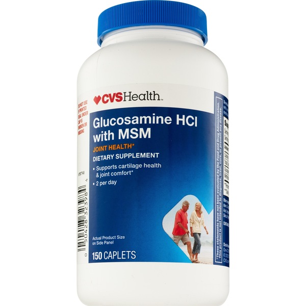 CVS Glucosamine 1500mg + MSM 1500mg Caplets