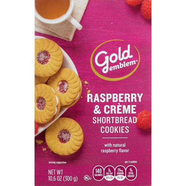 Gold Emblem Raspberry Creme Shortbread Cookies