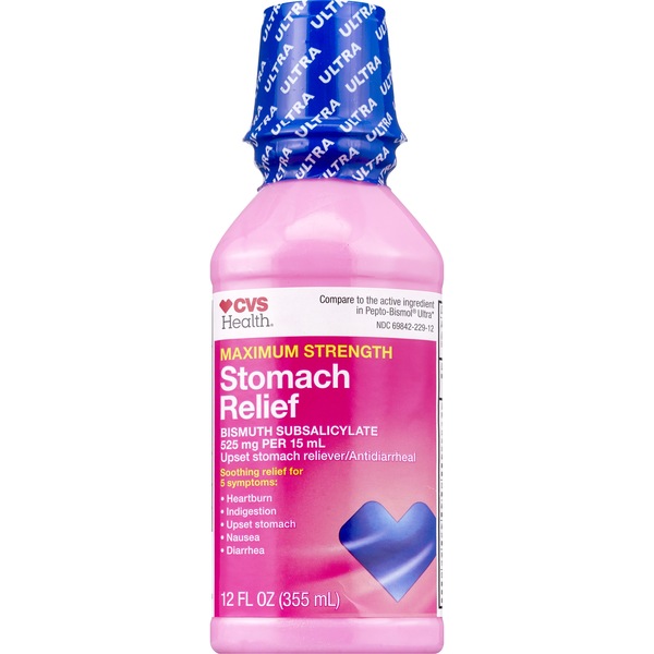 CVS Health Stomach Relief Liquid Maximum Strength