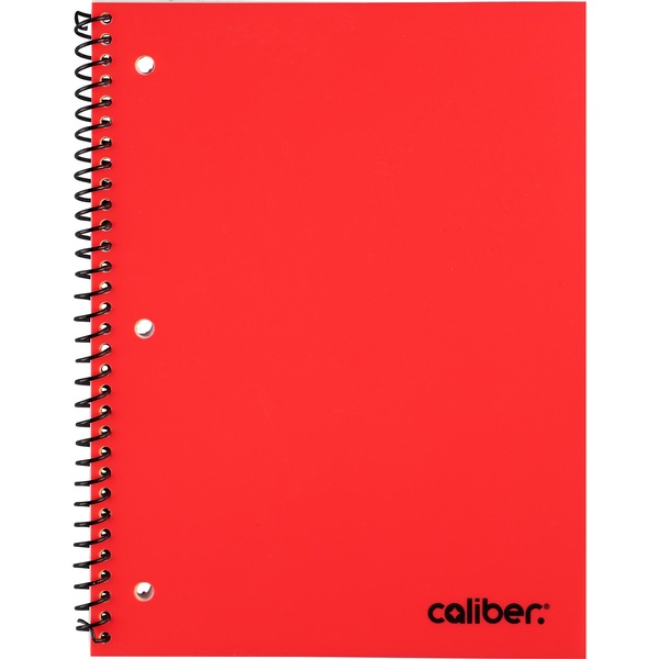 Caliber Poly Spiral Notebook, Assorted Colors