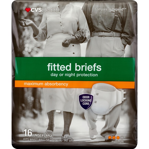 CVS Protective Underwear Unisex Fitted Max Absorbency Large
